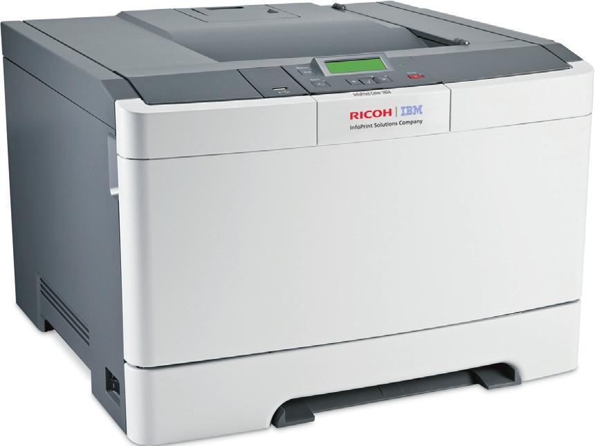 Compact color performance for you and your small workgroup INFOPRINT COLOR 1824 AND INFOPRINT COLOR 1825 HIGHLIGHTS Integrated duplex and network connectivity standard Up to 25 pages per minute 1