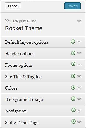 Make it yours with a custom menu, header image, and background. Theme Customizer The theme customizer is home for all of the theme s extensive configuration options.