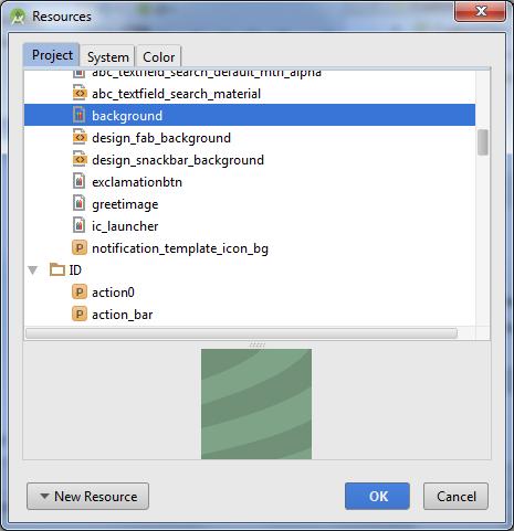 Select RelativeLayout in the Component Tree panel of the Layout Editor.