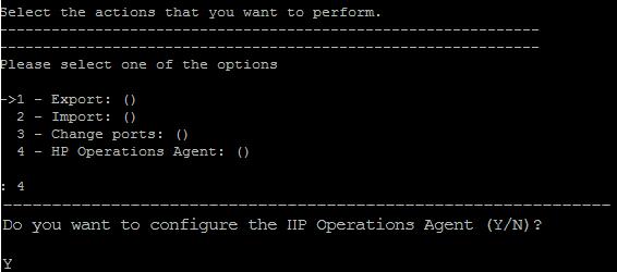Chapter 15: Using the SiteScope Configuration Tool ports used by other BSM products. Press ENTER to complete the change port operation. 6.