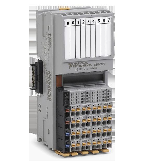 DATASHEET NI REM-11178 Digital Output Module for Remote I/O Short circuit and overload protection Drives up to 500 ma per channel (up to 8A per module) Spring-terminal connectors allow fast wiring