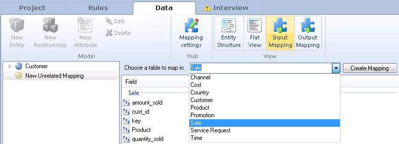 Dynamic reference data loading Mapping Use any connection data to help inform decisions and advice Use the same connection as for data loaded at the start of the interview Map in any application
