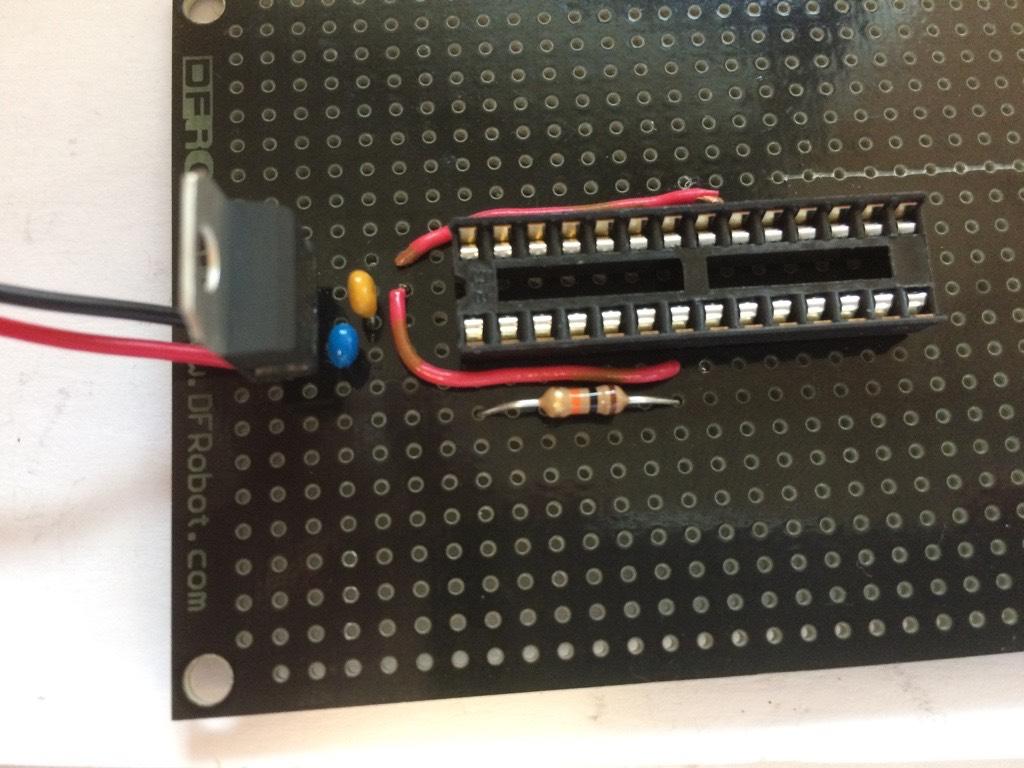 Add the pull-up resistor for the reset from pin