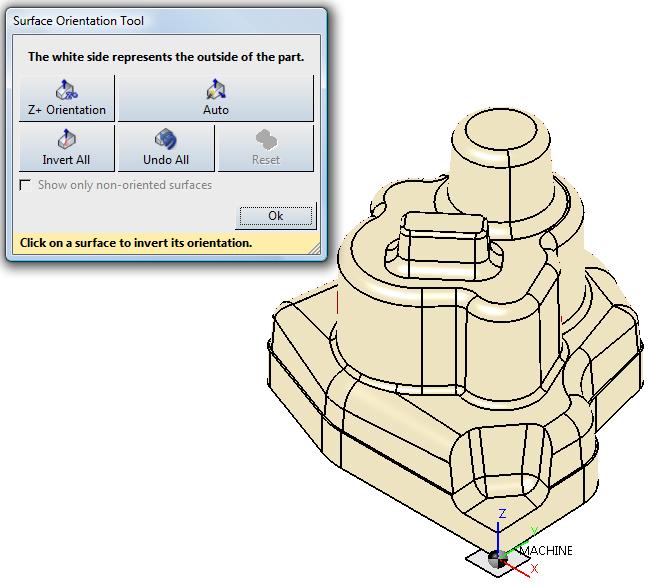 3 Workzones Creating a New Workzone in the CAM Mode MACHINING CONTEXT NOTE You can click in the Use a Favorite Machining Context when creating Workzone drop-down list and select a favorite Machining