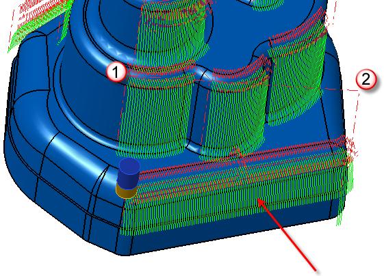 10 Editing Toolpaths Inverting Toolpath Sections We are going to invert the machining direction for the last portion of