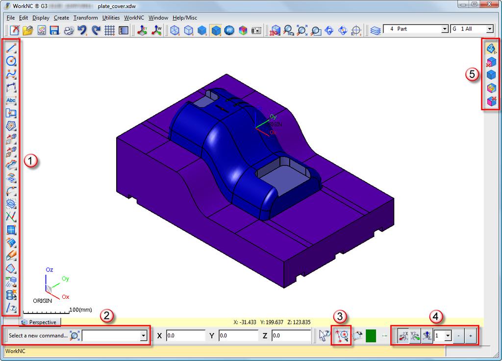 CAD MODE OVERVIEW CAD Mode Overview: Toolbar Descriptions CAD Function Toolbar Object Snap Menu User Input Dialog Box Axis Rotation