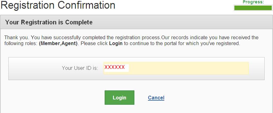 New User Registration You ll get a confirmation message once you ve completed the registration process.