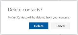 Editing Contacts If the information about a contact has changed since it was created, you can edit the contact. To edit a contact: 1.