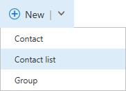 Creating and Editing Contact Lists A contact list (also known as a distribution list) is a collection of contacts.