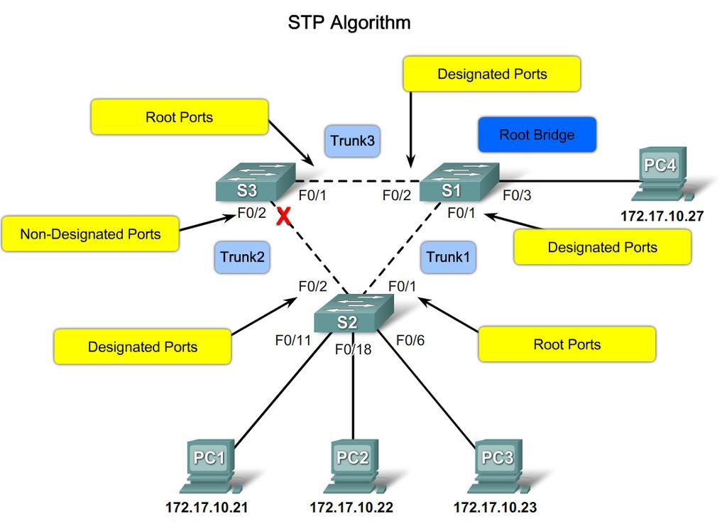 Summarize How STP works to Eliminate Layer 2 Loops
