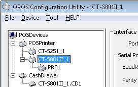 4.4 Deleting Device This section describes deletion of physical device (printer and cash drawer)