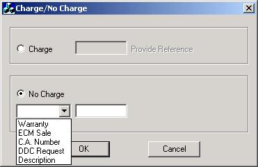 Figure 5 5. If you are reprogramming a DDEC III or DDEC IV ECU, a Charge or No Charge Screen will appear (Figure 6). Select Charge. Figure 6 4.