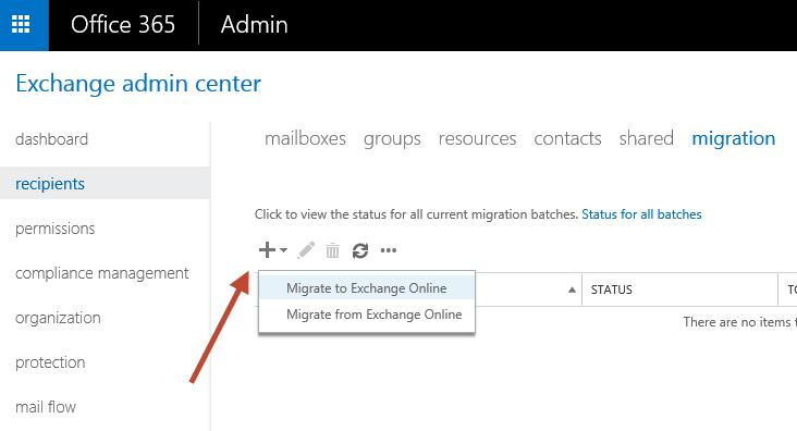 Configuring a Migration Service Account and Permissions For cutover migrations, the Office 365 migration service needs a set of user credentials to connect to your onpremises organization and access