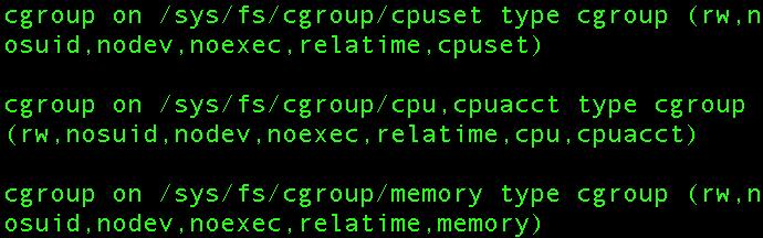 Some Cgroups on Fedora 21 Sample