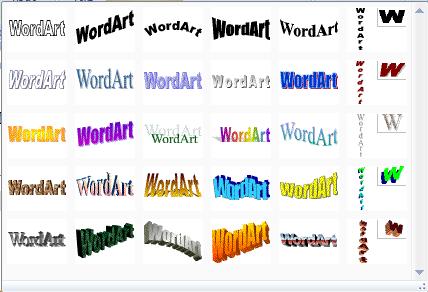 Lesson 3: Word Art Creating WordArt 1. Place the insertion point where you want the WordArt to appear. 2.
