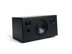 If even more bass pressure is required, a powered subwoofer can easily be connected. Addon Sub fits perfectly, but any powered subwoofer can be connected.