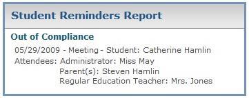 Review Student Reminders In the Caseload Status window, some students may have a red flag or a red Student Progress