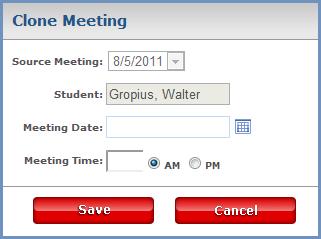 Clone a Meeting NOTE: Meeting Cloning is an optional feature and may not be available in all accounts.