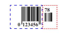 Add-On Code A UPC-E barcode can be augmented with a two-digit or five-digit add-on code to form a new one.