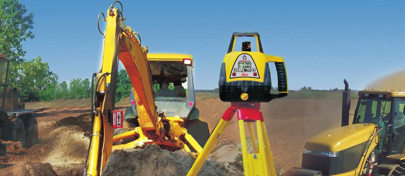 Reliable in General Construction Tough in Machine Control The Leica Rugby 320 SG/410 DG are