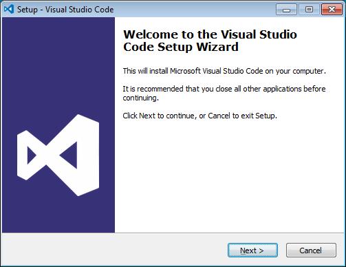4. Close all. Part 9 - Installing Visual Studio Code 1. Download the latest VScode for Windows (stable build installer) from the following site: https://code.
