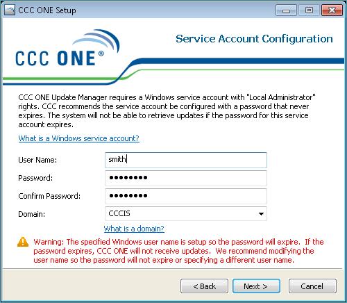 Launch the CCC ONE Install Wizard, Continued Launching the CCC ONE Install Wizard, continued 7.