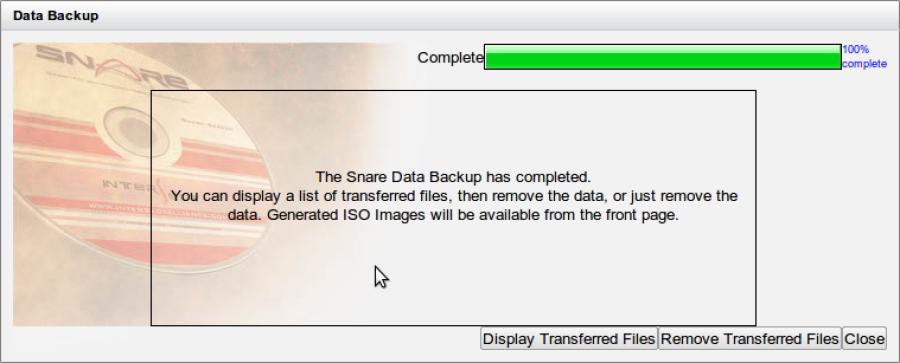 If you have chosen to generate an ISO image, the image file will be available for download from the front objective output page.