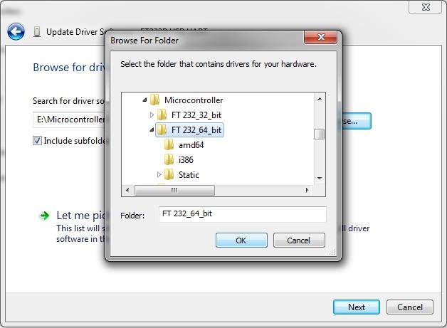 Step 8: Locate Driver folder and