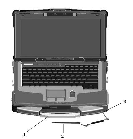 9. Slide the hard drive into the bay until it is fully seated. 10. Replace and secure the hard disk drive compartment cover with the quarter-turn latches. 11.