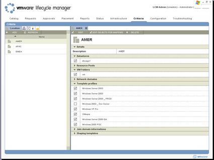 Installation and Configure Guide IT Staff This is the Lifecycle Manager user interface with all the tabs displayed.