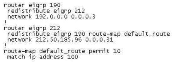 Since you are running EIGRP and you have other routers that need a default route, you can use EIGRP to distribute that without having to program static routes in each.