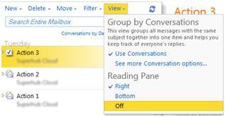 3.8 Reading Pane The Reading Pane allows you to view a preview of the highlighted message.