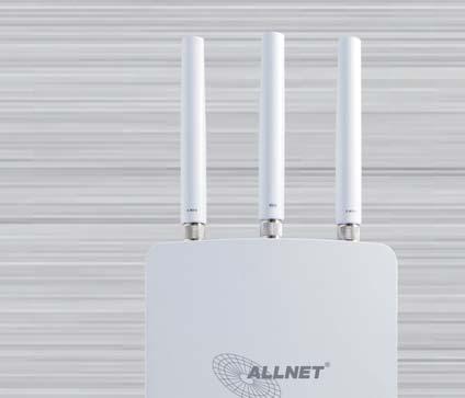 11ac wireless LAN concurrent Up to 1300Mbps in 5 GHz network Up to 450Mbps in 2,4 GHz network Supports Mesh in 2,4 GHz band Up to 29 dbm transmit power on both 2.