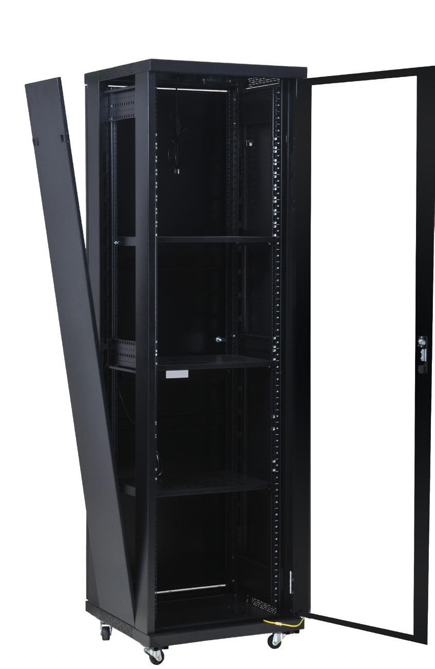 CATALOG RACKS / NETWORK CABINET RACKS NETWORK CABINET SERIES NORMA Norma cabinet was designed for Networking Rooms.