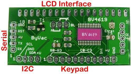 Rev Dec 2013 Change Preliminary 1. Introduction The is a dual interface LCD display and keypad controller intended for the text display modules using the HD44780 or similar controller.