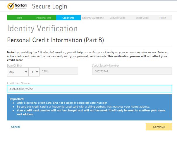 6. Personal Information (Part A) Verify your personal information by filling in the forms.