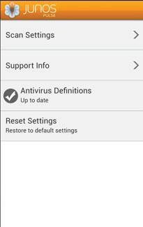 The settings screen in version 4.2 is very similar to the setting screen in version 4.1. The user can see the update status directly on this screen.
