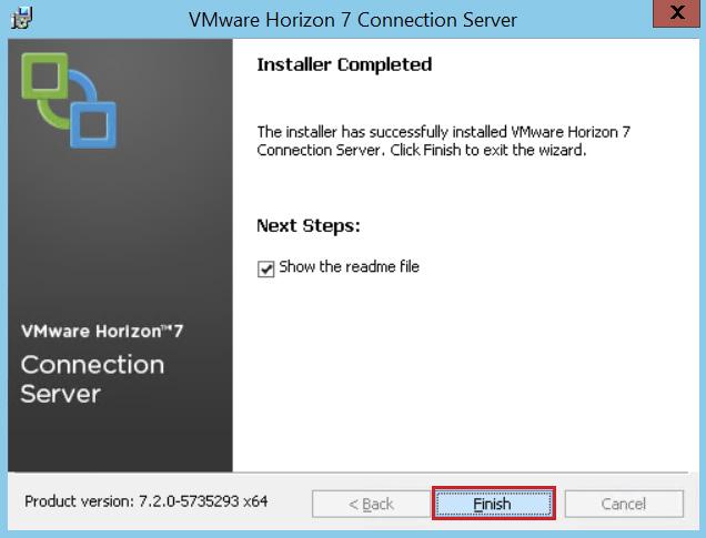 11. On the Installer Completed page, click Finish.