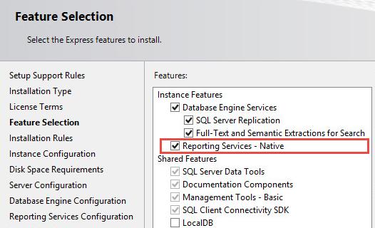 The Microsoft SSRS feature is disabled by default. This section describes how to enable and configure the Microsoft SSRS feature of Microsoft SQL Server. 1.