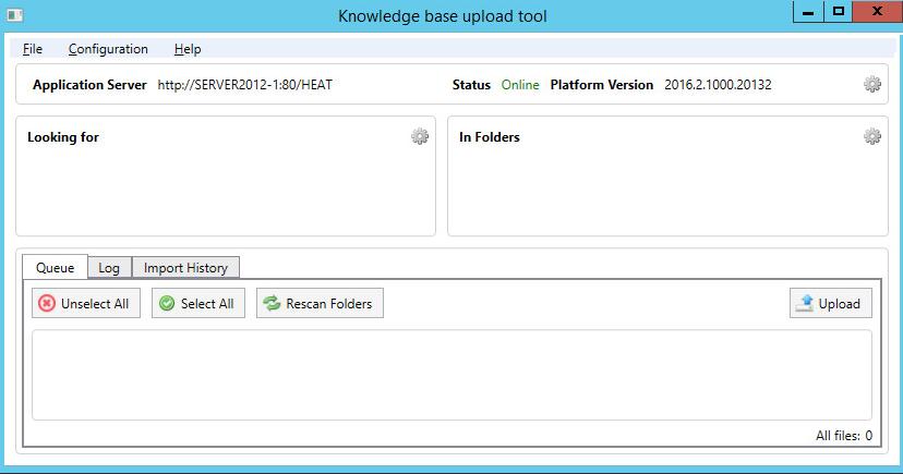 Using the Knowledge Import Tool There are two knowledge tools. This topic is about the Knowledge Import Tool and NOT the NXT Knowledge Import Tool.