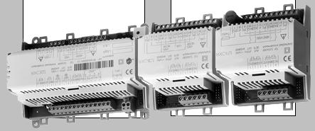 The input and output configurations of the controllers, and the style of housing are optimized for each specific field of