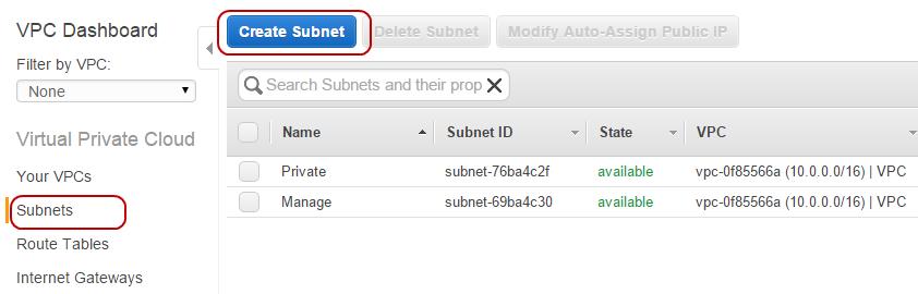 In the configuration steps of the next chapters, we will put vfw's eth0 into this subnet as vfw's management interface for managing StoneOS.