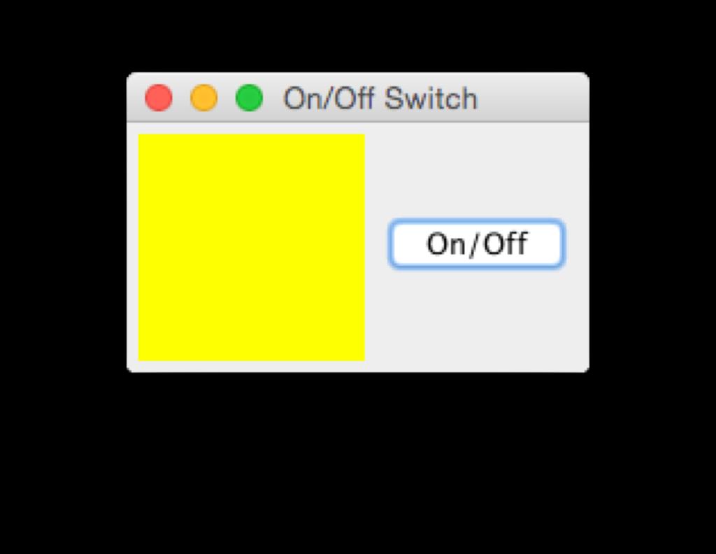 Start Simple: Lightswitch Task: Program an application that displays a button.
