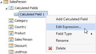 Now you can specify the required calculated field type, change its default name,