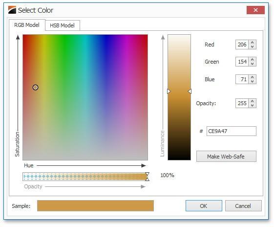 96 To specify a custom color, click More Colors.