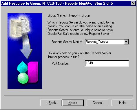 Specifying the Reports Server Identity 12.