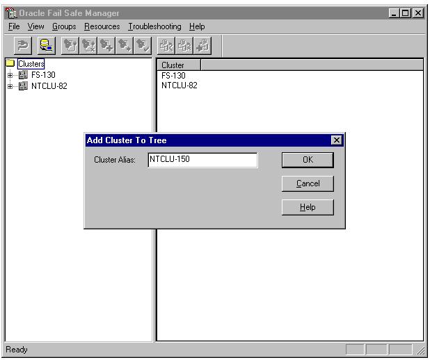 Using the Add Cluster to Tree Dialog Box 2.