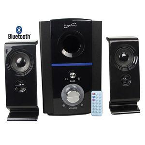 Bluetooth Multi-Media Speaker System Model: SC-1126BT Lights and water will dance to the beat of your favorite music. The 2 rich stereo sound speakers have 3 multi-colored LED lights.