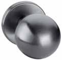 Prepared for 8 mm, 8.5 mm or 9 mm square spindle 5825 5830 Stainless steel door knob Stainless steel metal p.