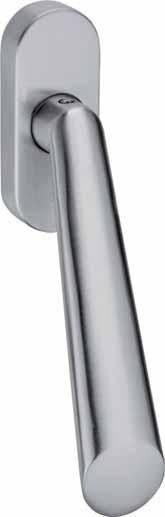 8.1 Window handles handle 5031/5616 CF Vicenza IV Product profile Commercial buildings, administrative centres and superior quality residential developments Window handle 123,5 mm Solid satin